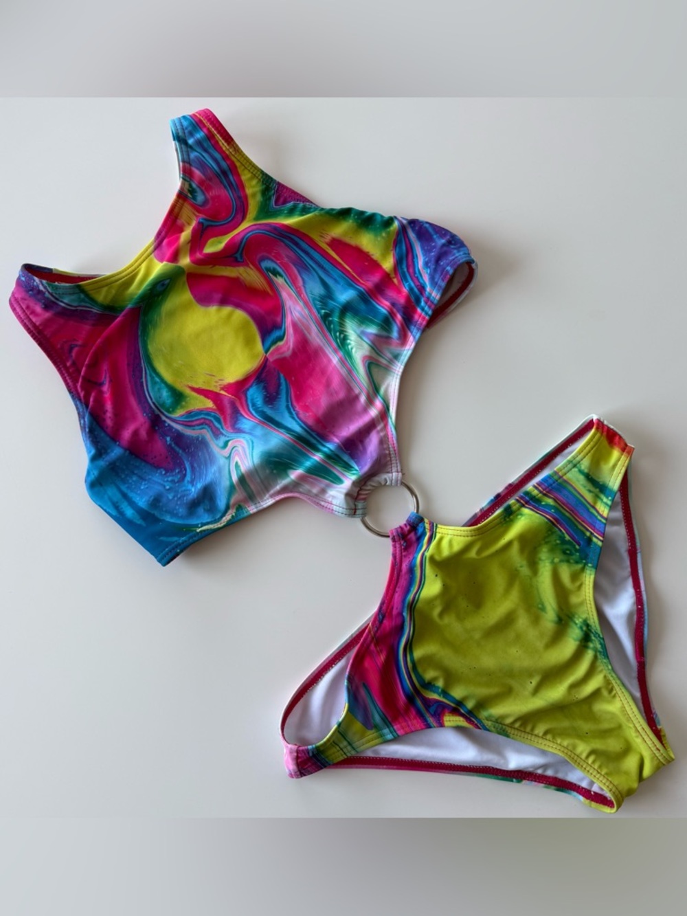 Current Mood Multicolor Trippy One-Piece